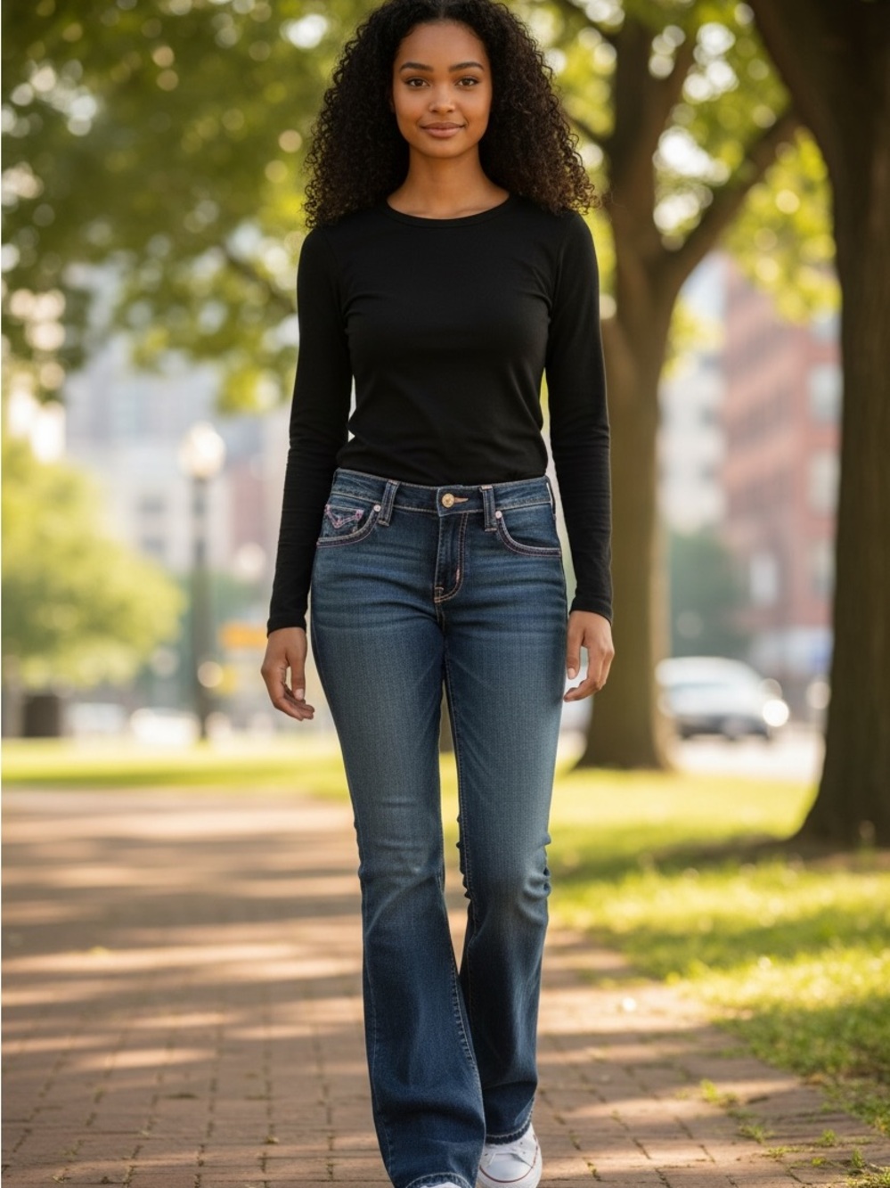 True Religion Women's Dark Blue Boot Cut Jeans - Picture 3 of 15